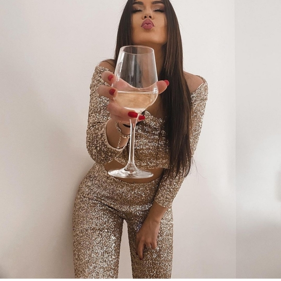 Zara Limited edition sequin flare pants - Picture 4 of 11